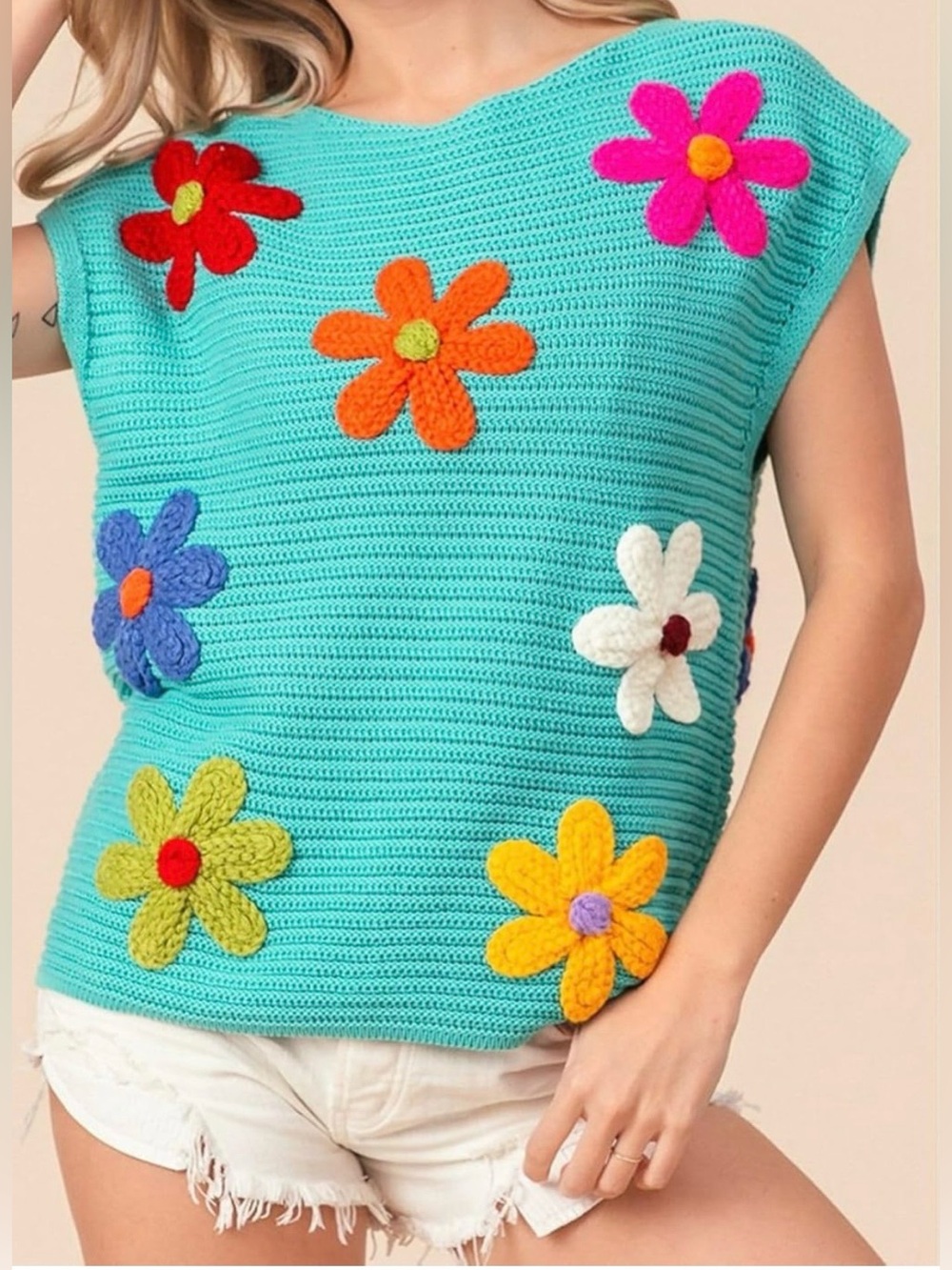 Bibi Cotton Sweater Top